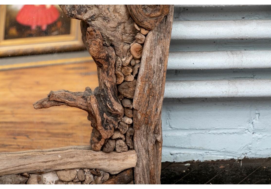 driftwood mirror rectangle