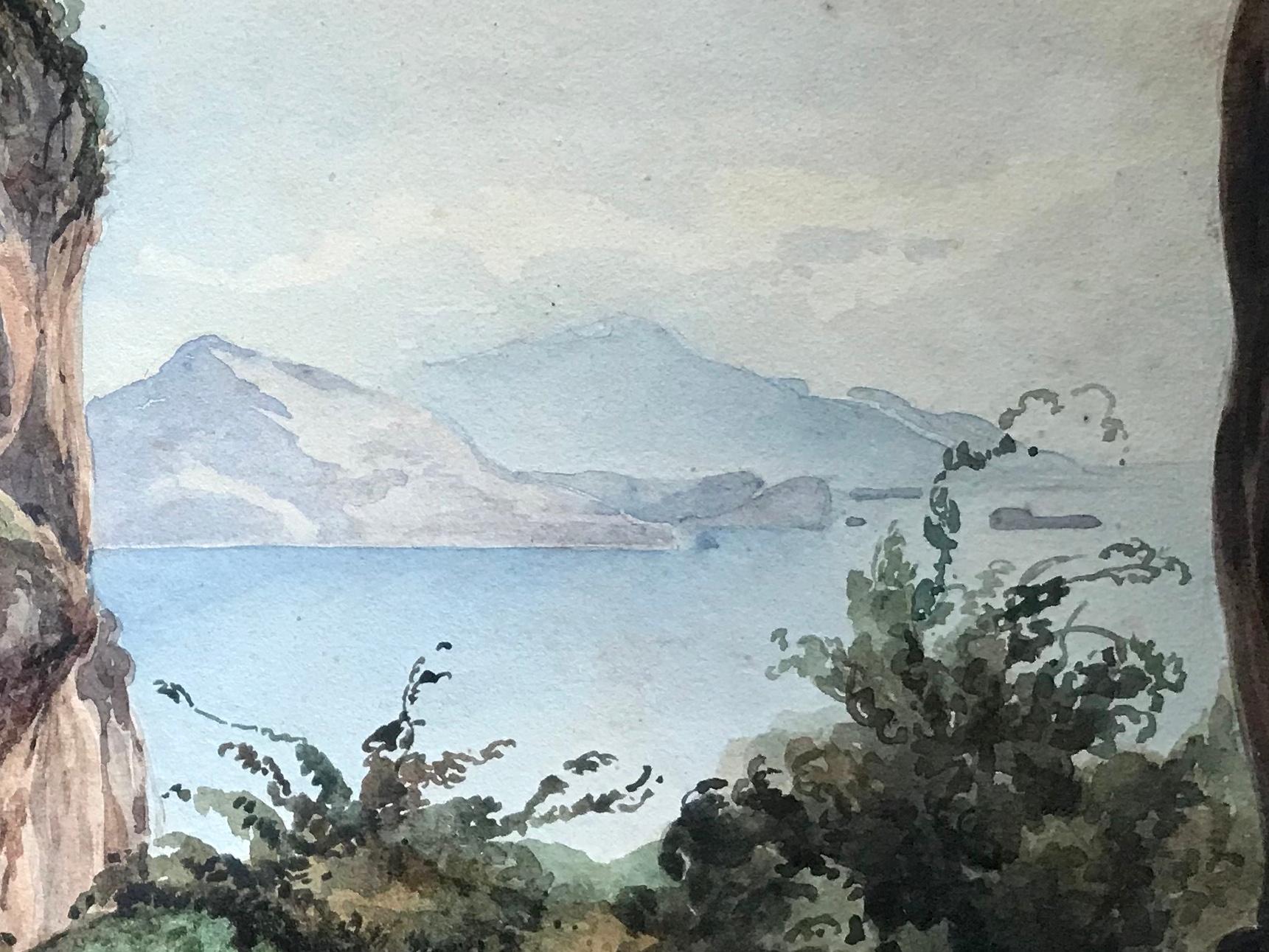 Romantic Grotto View of Capri For Sale