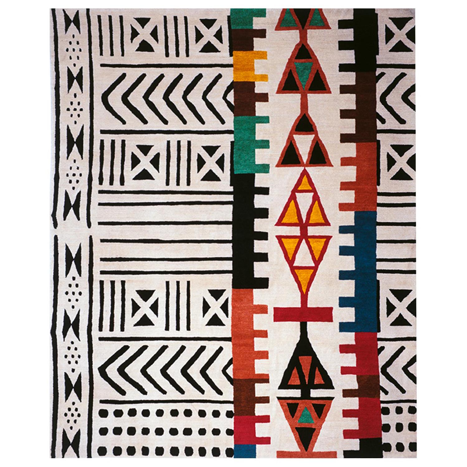 Ground Line 3 Woollen Carpet by Nanda Vigo for Post Design Collection/Memphis