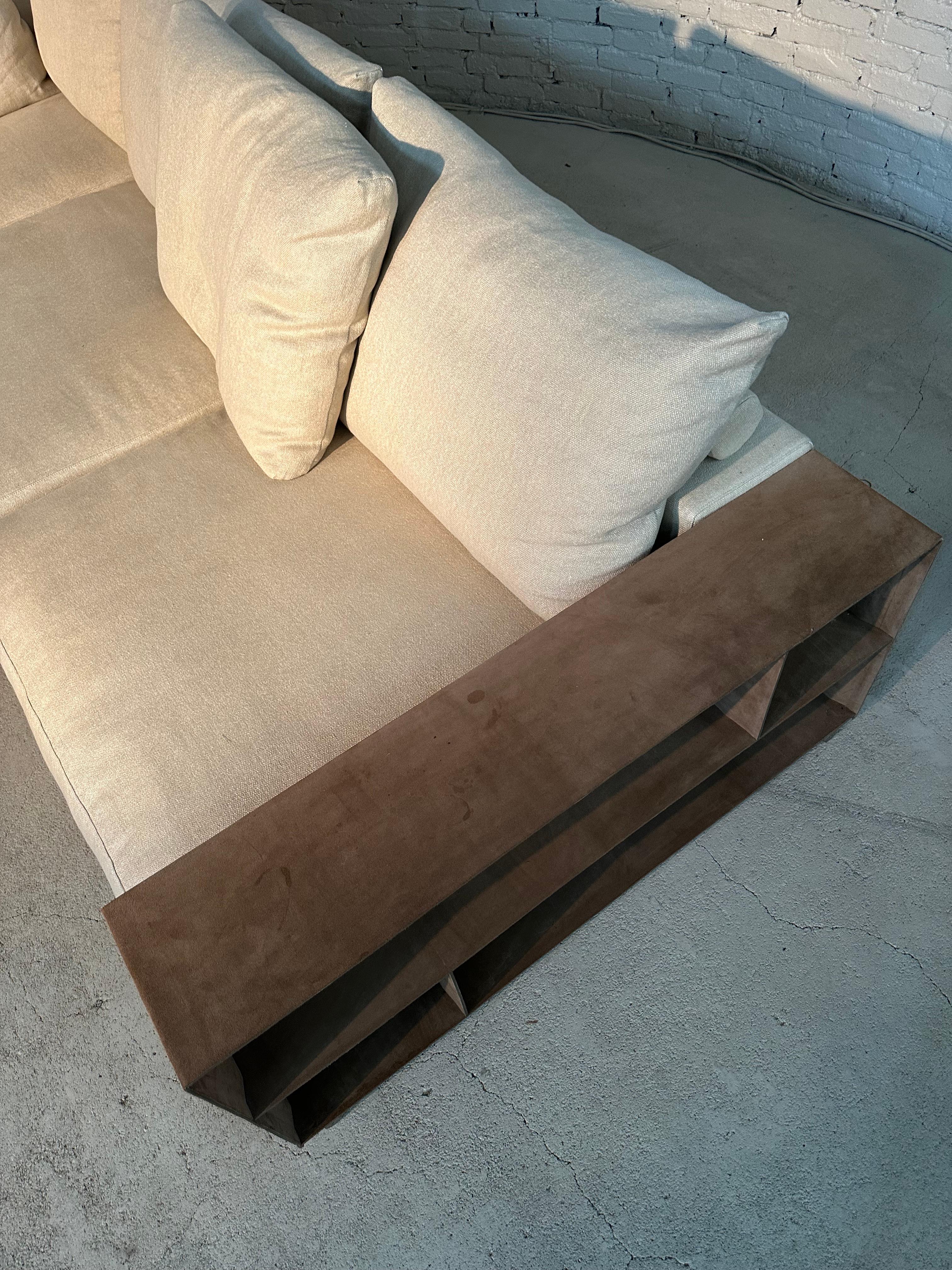 Groundpiece Sable Sofa by Flexform For Sale 3