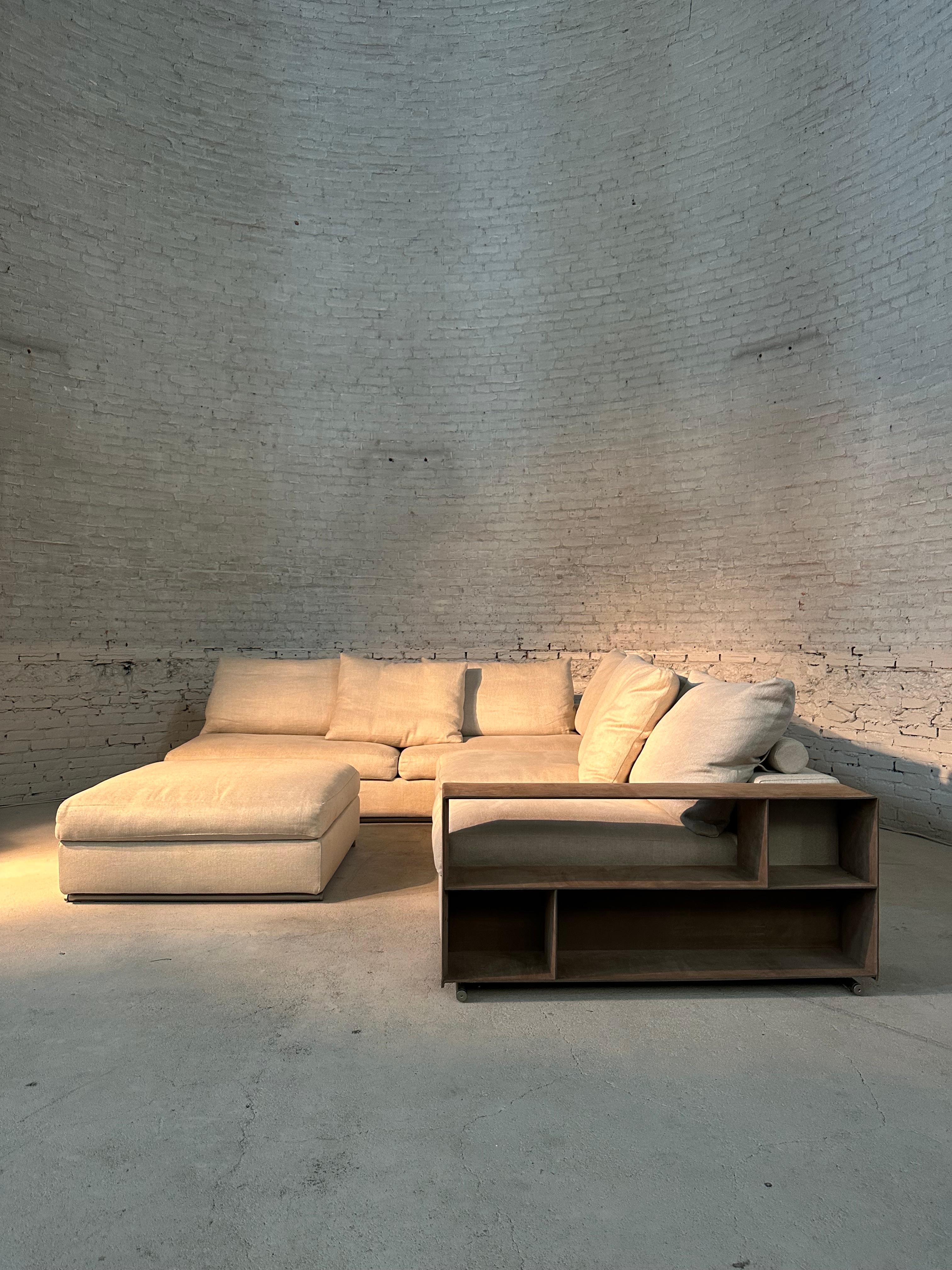 Groundpiece Sable Sofa by Flexform For Sale 6