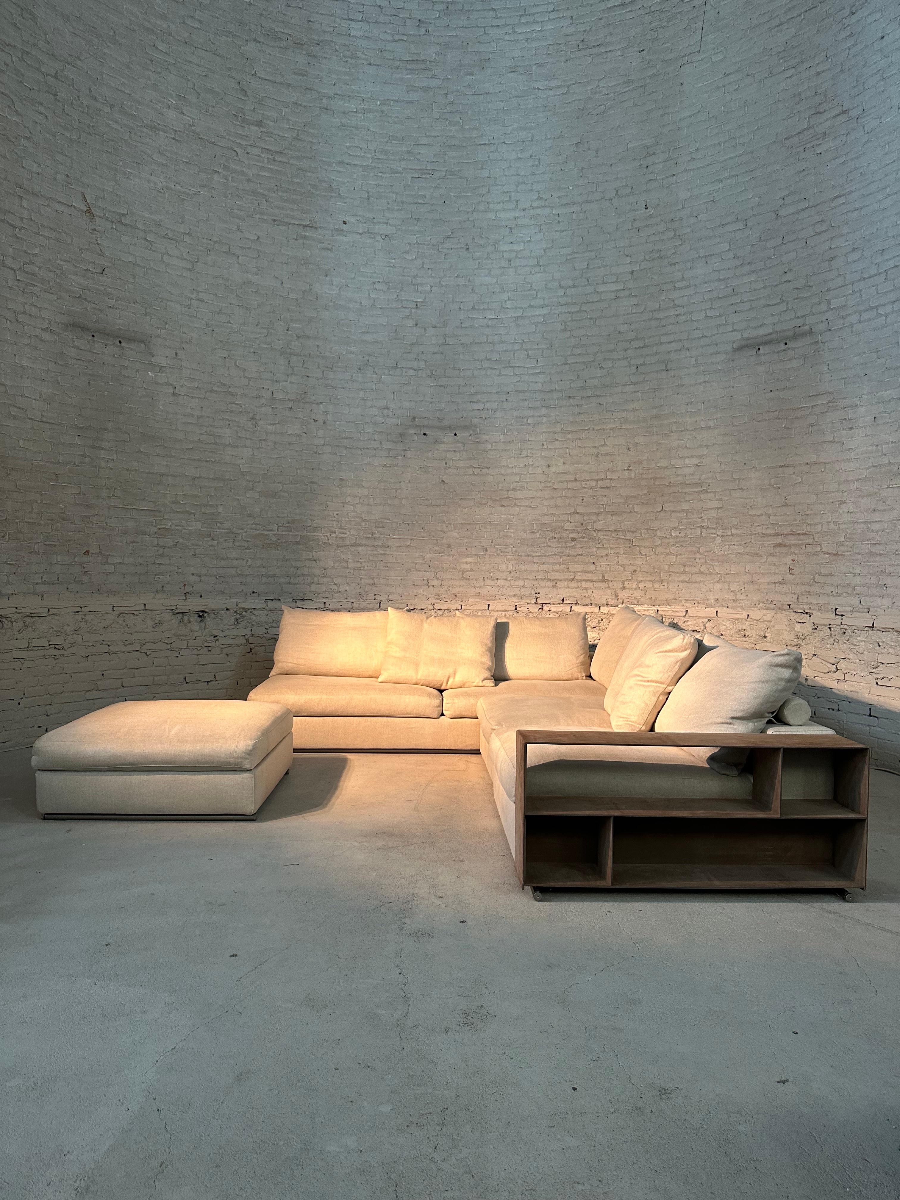 Groundpiece Sable Sofa by Flexform For Sale 10