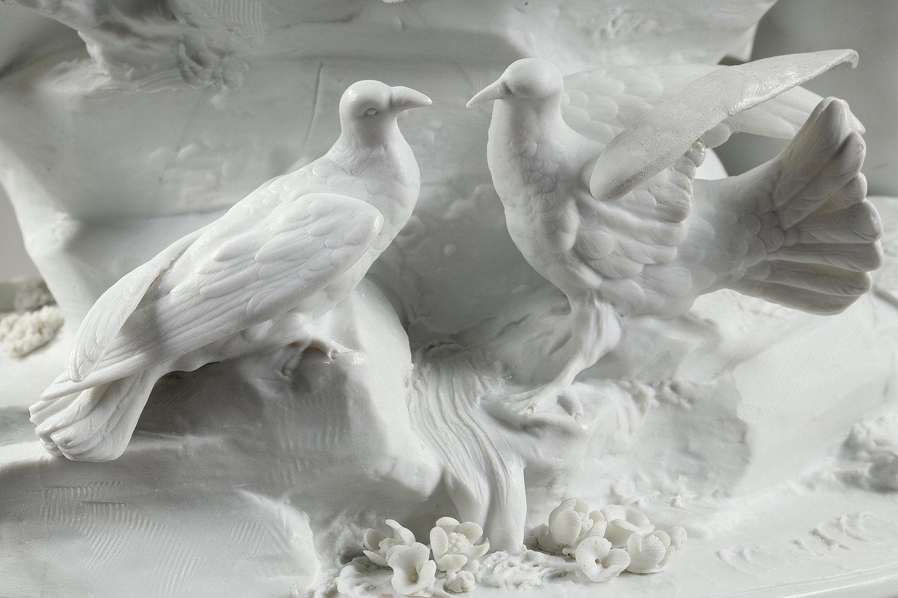 Group in Biscuit of Porcelain 