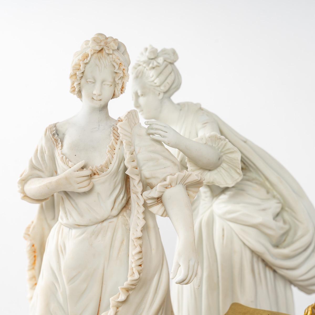 French Group in Sèvres Biscuit, 19th Century