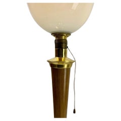 Group Mazda - Original Mazda lamp - Art Deco - Wood, Copper, Brass France 1930s