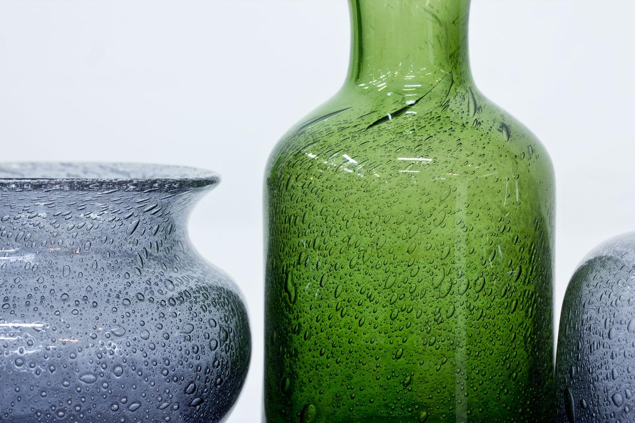 Group of 10 Swedish Glass Vases by Erik Höglund 2