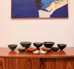 Gruppe von 11 Schalen Keramik von Carl-Harry Stålhane Rörstrand - Midcentury Modern