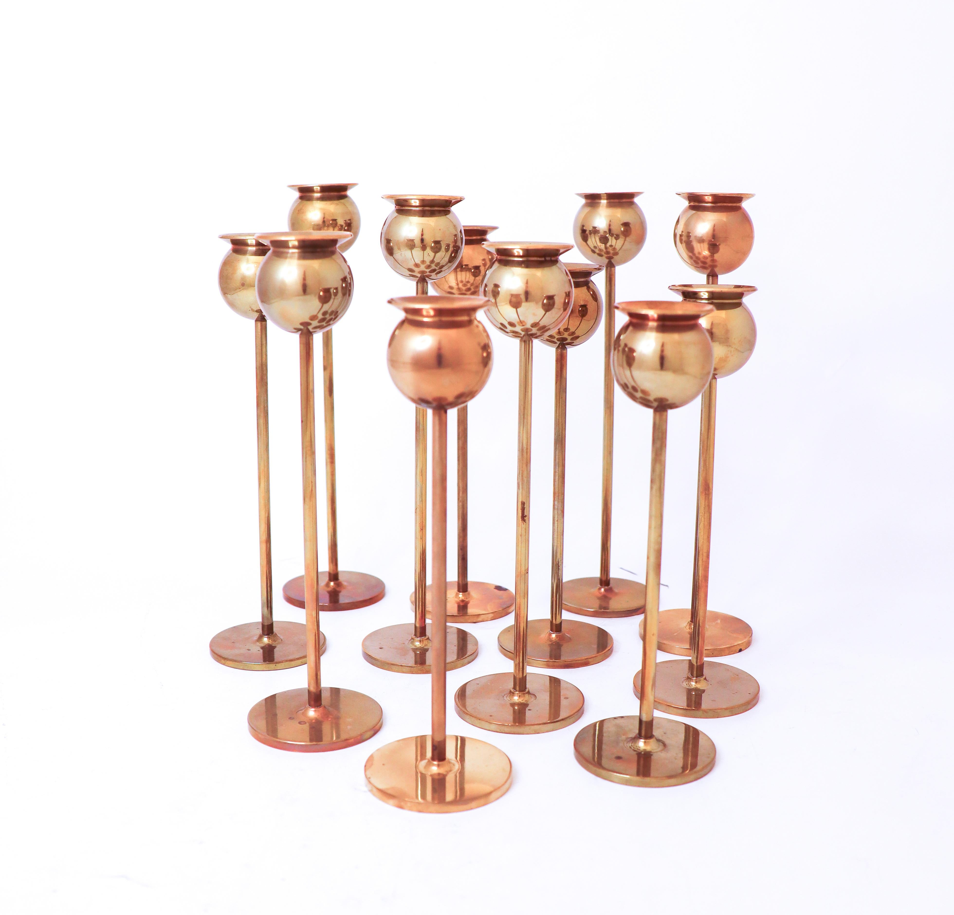 Group of 12 candlestick - 
