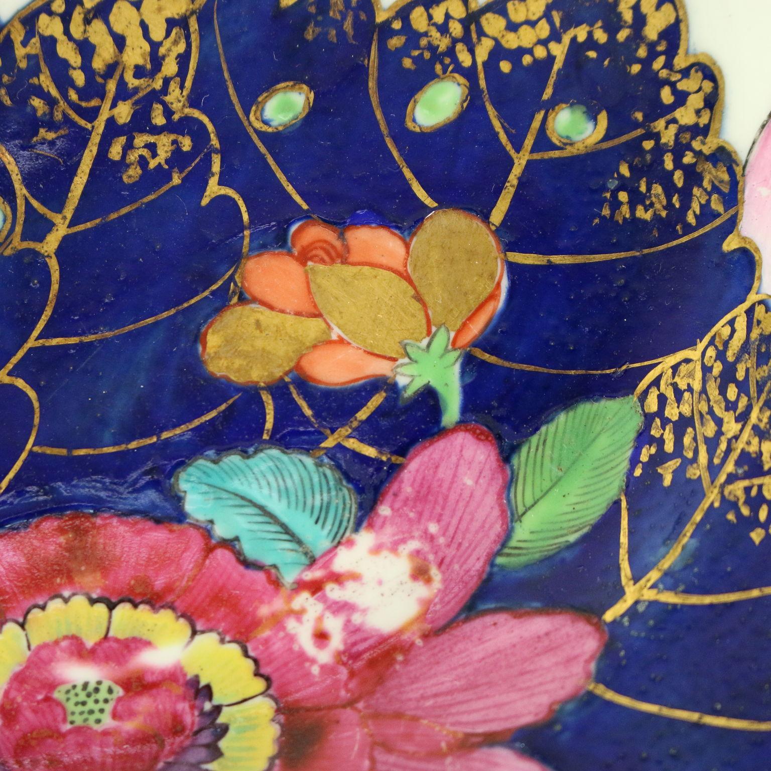 Other Group of 12 Decorated Plates Tobacco Leaf, China, 18th Century