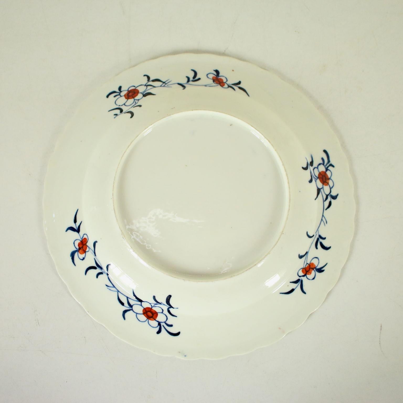 Porcelain Group of 12 Decorated Plates Tobacco Leaf, China, 18th Century