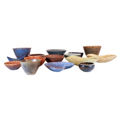 Group of 15 decorative ceramic bowls, Rörstrand Mid-century Modern
