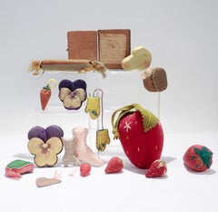 Group of 17 Antique 19th & 20th Century Folk Art Sewing Needle / Pin Cushions