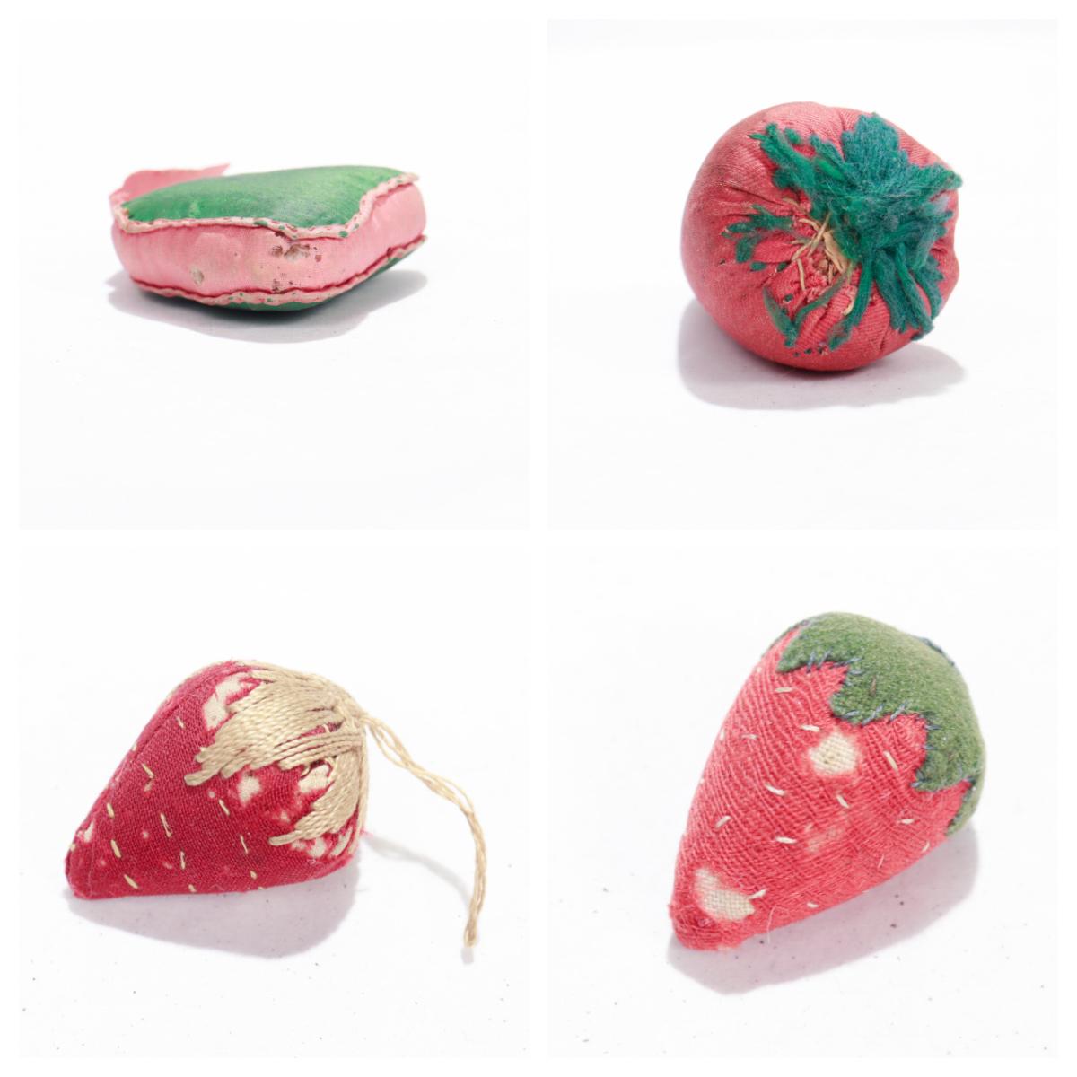 Group of 17 Antique 19th & 20th Century Folk Art Sewing Needle / Pin Cushions For Sale 14