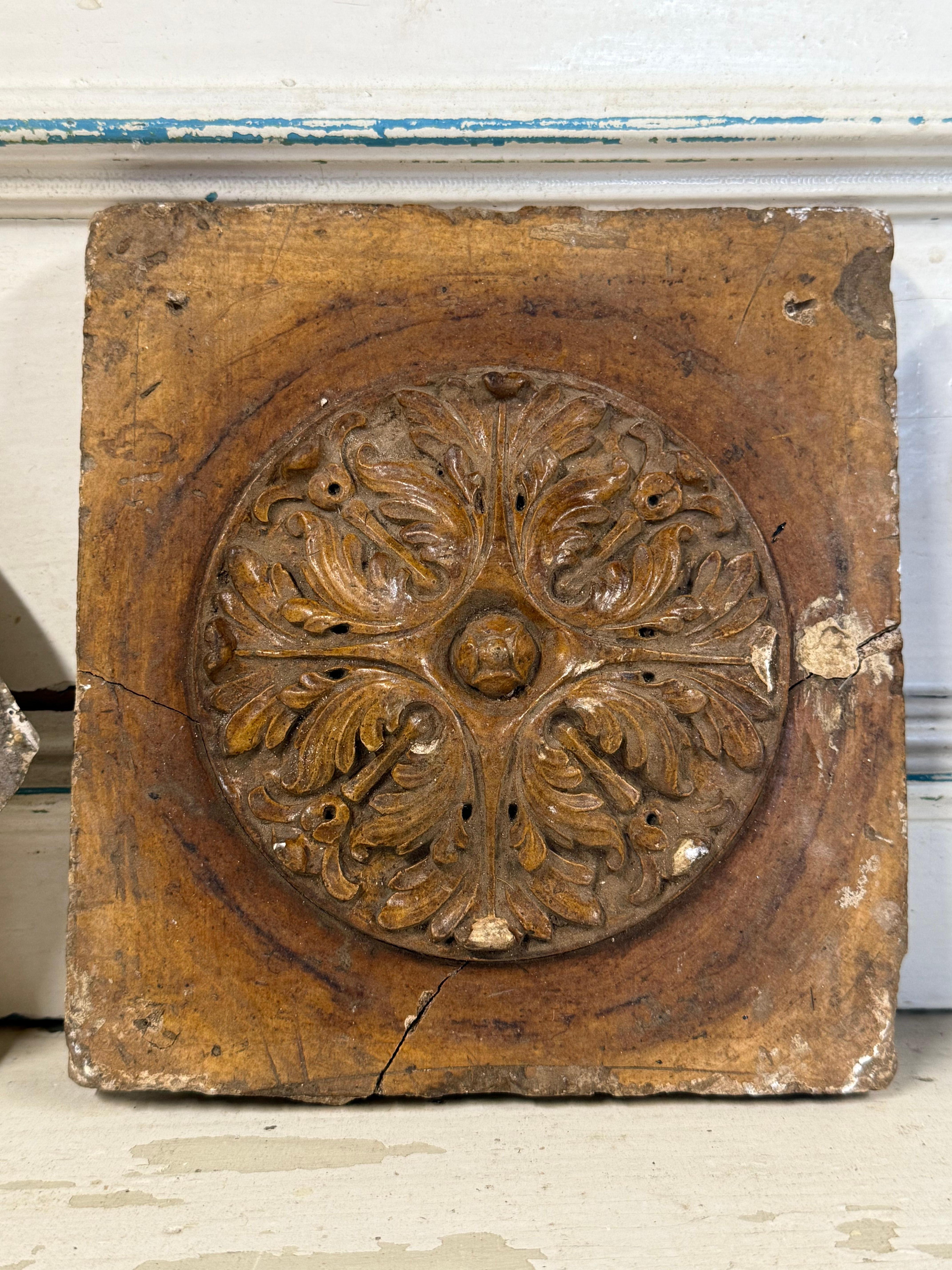 Group Of 19th Century Architectural Plaster Mouldings For Sale 5