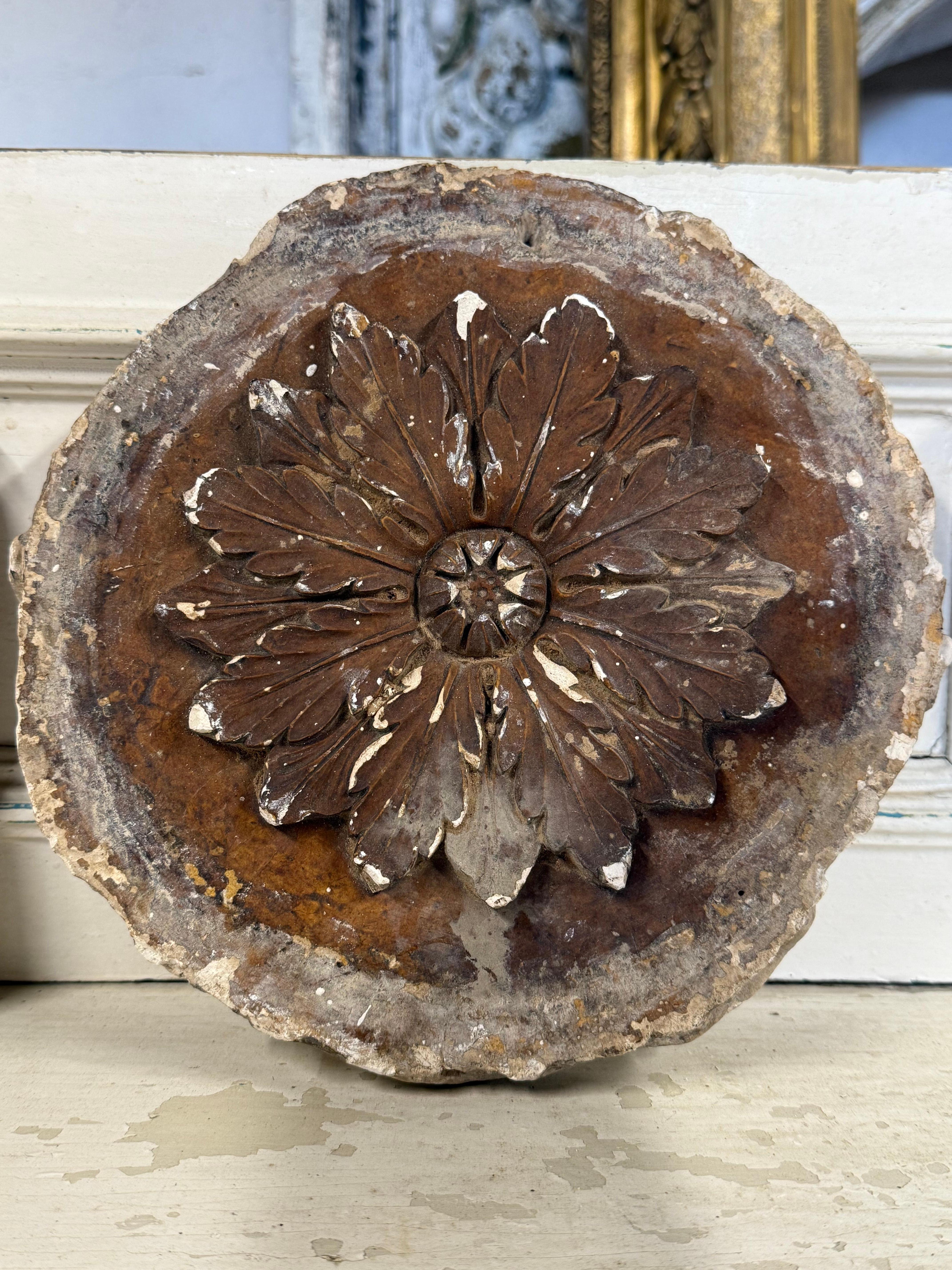 Group Of 19th Century Architectural Plaster Mouldings For Sale 4