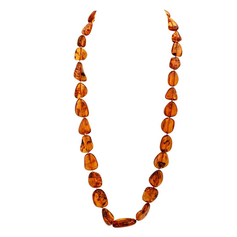 Group of 3 Amber Necklaces For Sale at 1stDibs