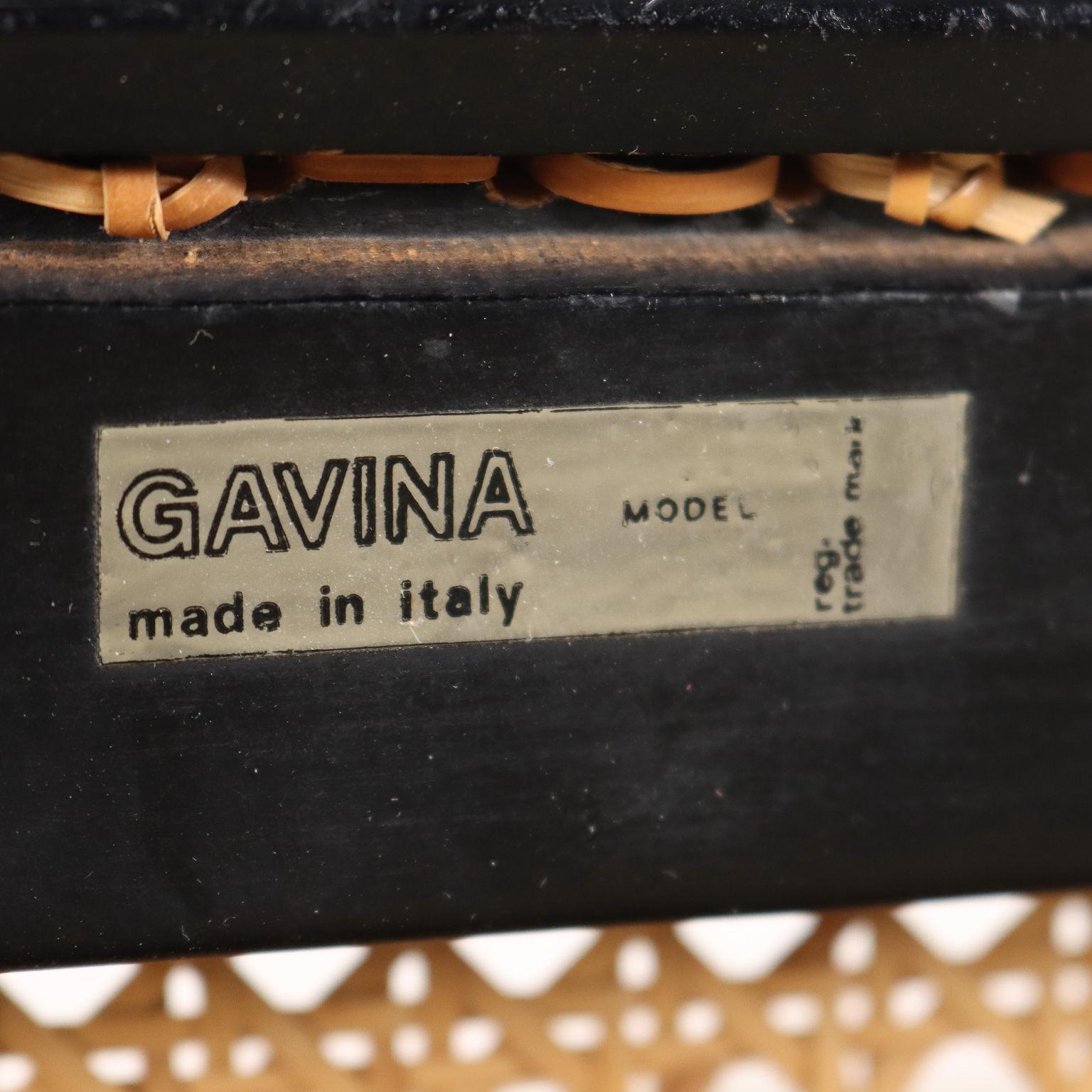 Group of 3 Chairs Gavina Cesca Wood, Italy, 1960s 1