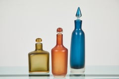 Group of 3 Inciso Technique Decanters by Paolo Venini