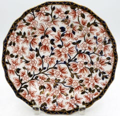 Group of 4 1882 English Crown Derby Dessert Plates