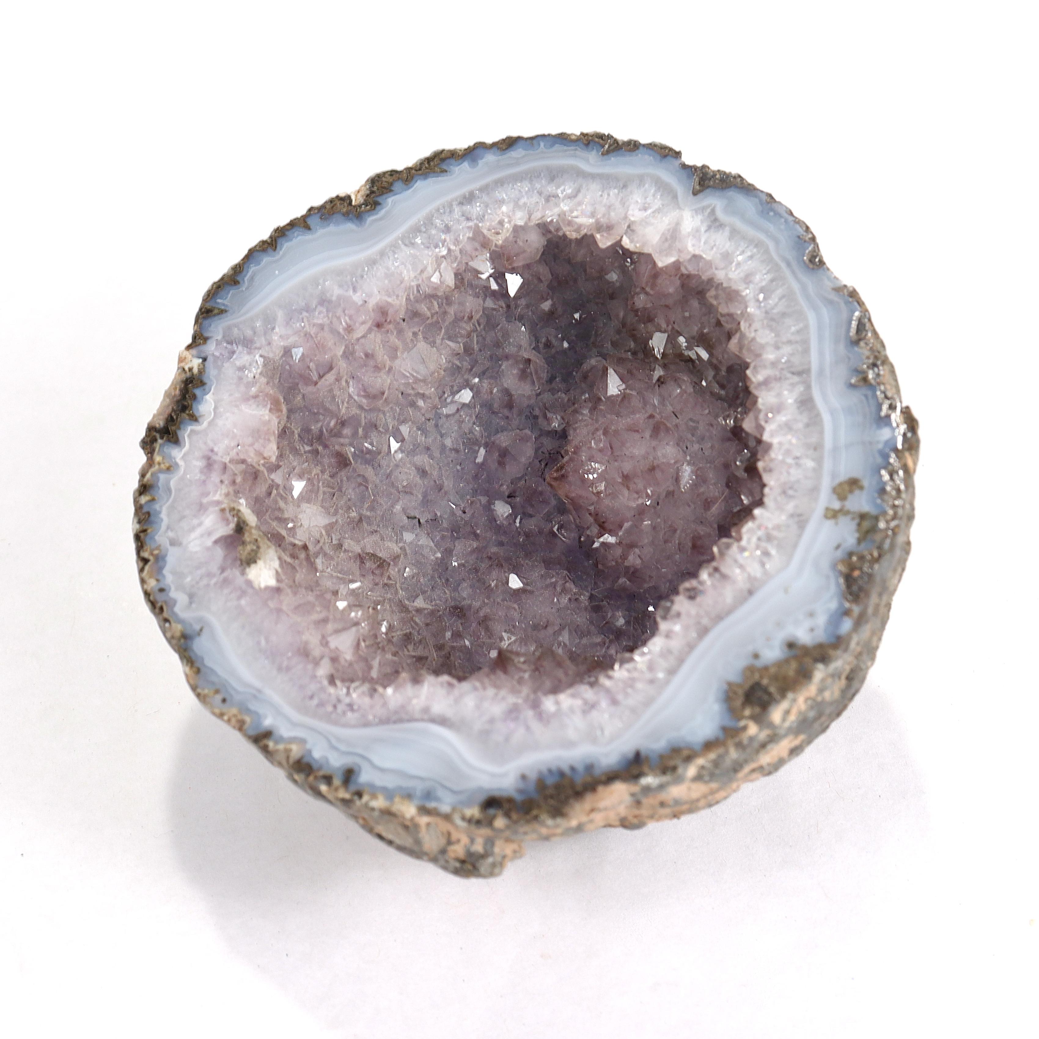 Group of 4 Amethyst Geodes For Sale 3