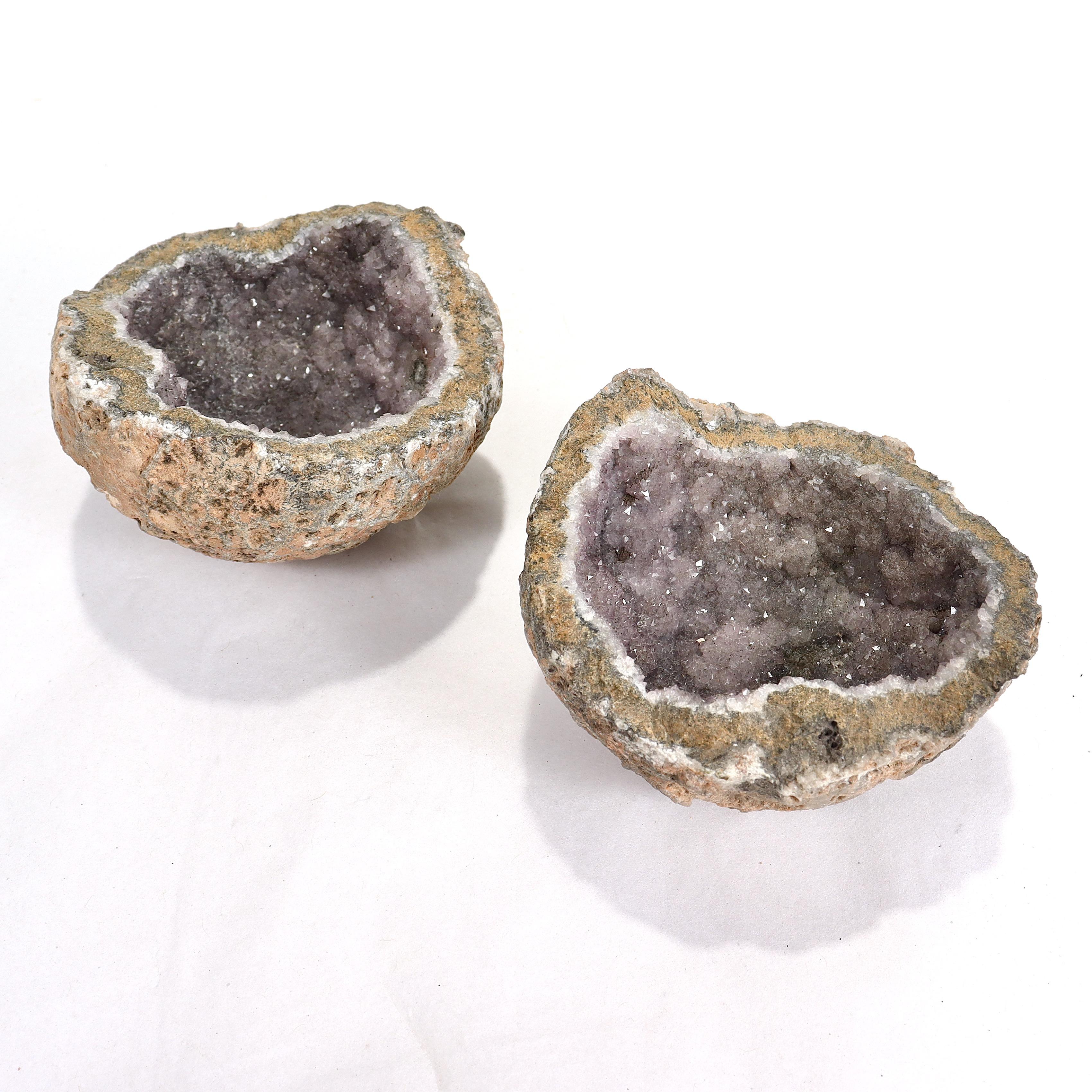 Group of 4 Amethyst Geodes For Sale 6