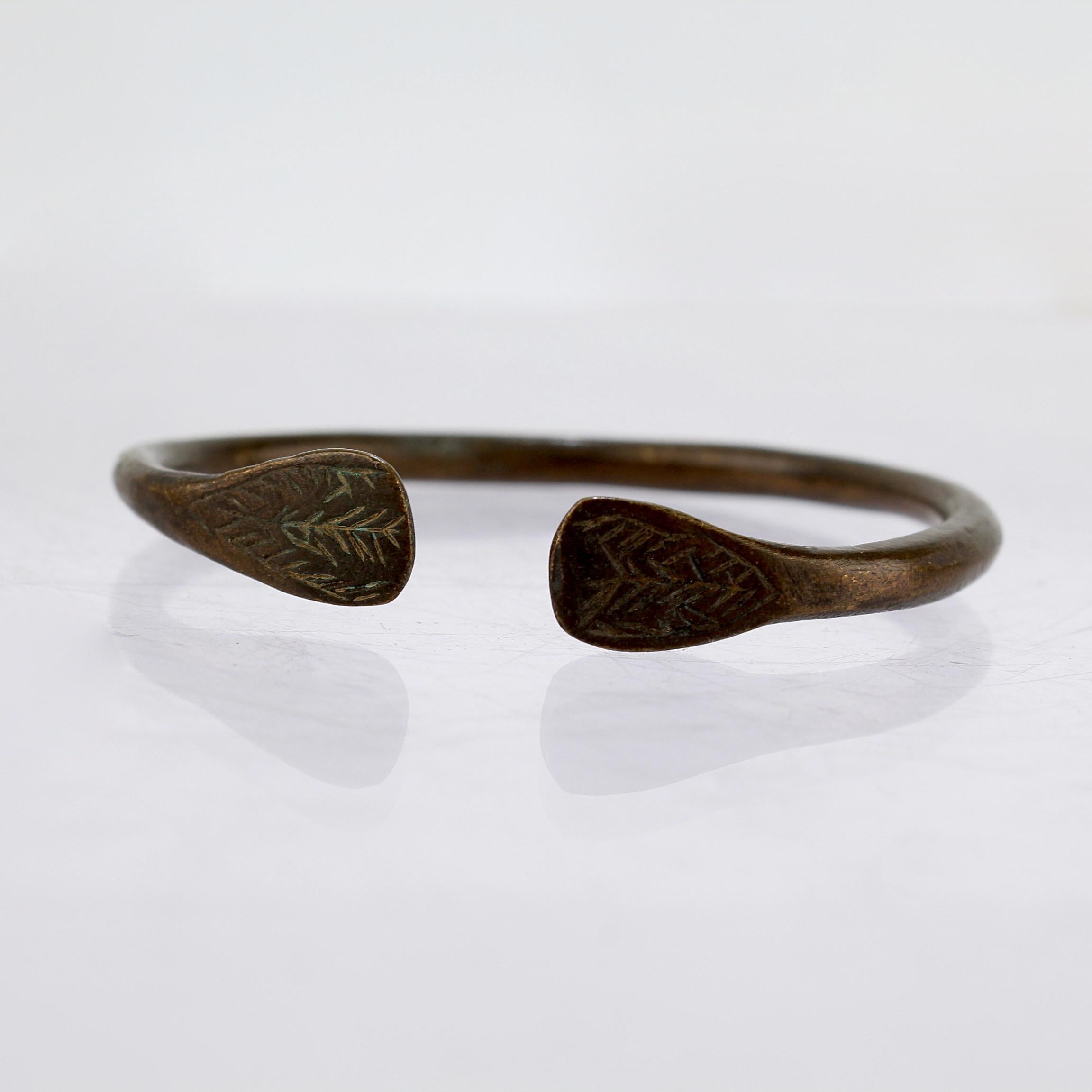 18th Century and Earlier Group of 4 Ancient Roman Bronze Bracelets