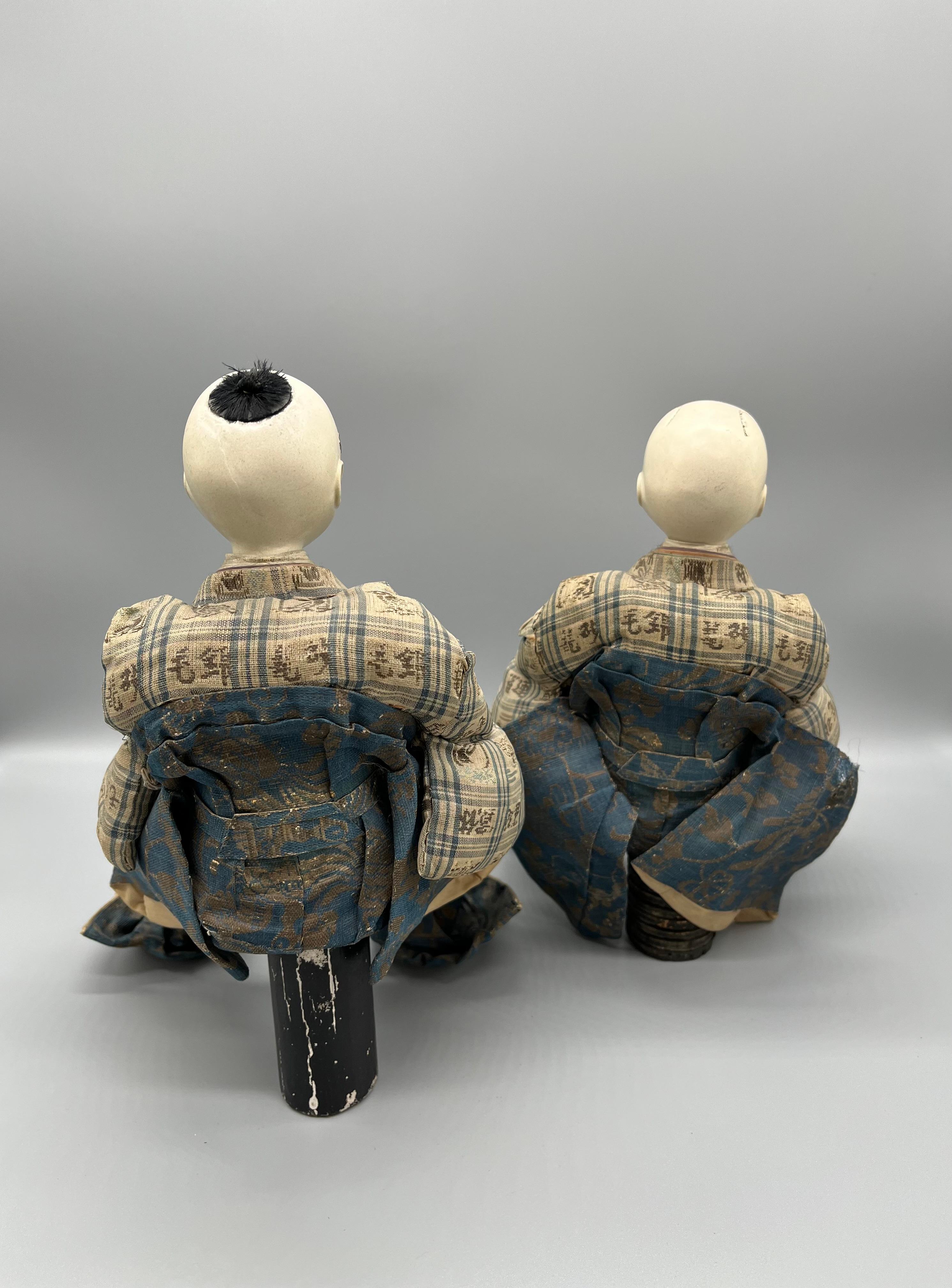 Late 19th Century Group of 4 Musicians, Japan Antique, Meiji Period around 1880 For Sale