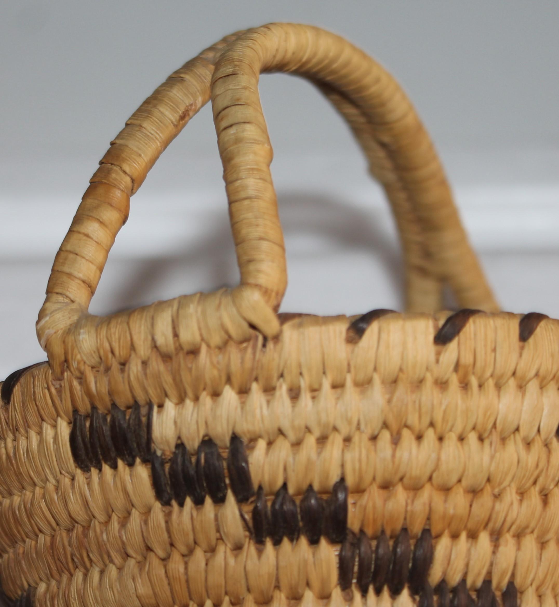 Group of 4 Small 20th C Papago Indian Baskets For Sale 3