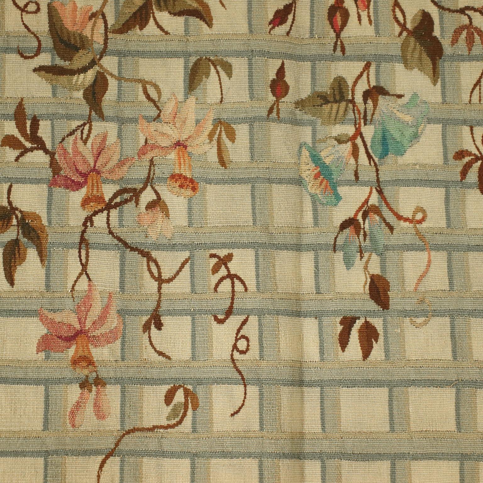 Gruppe von 4 Wandteppichen aus Wolle Abusson, Frankreich, 19. Jahrhundert (Französisch) im Angebot