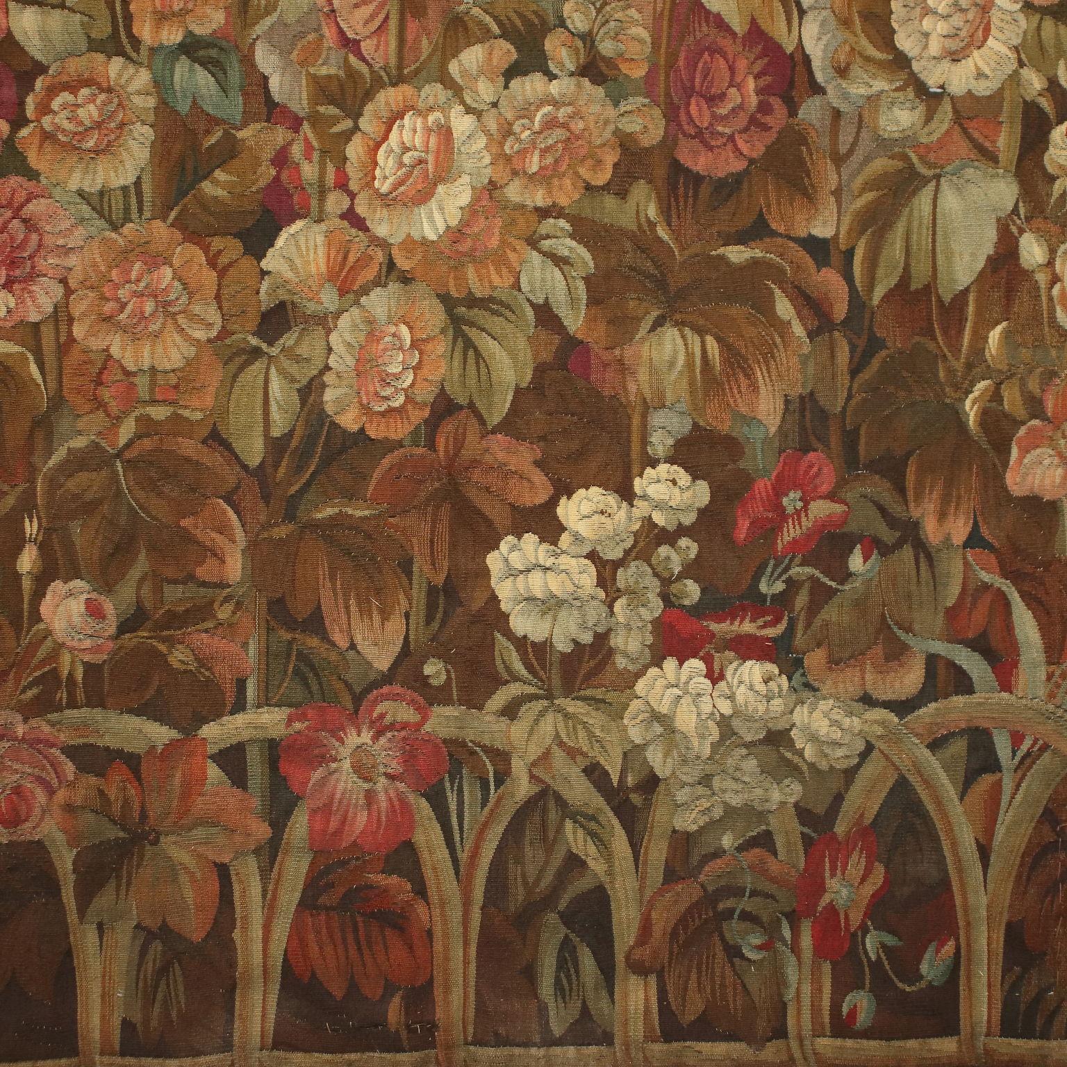 Gruppe von 4 Wandteppichen aus Wolle Abusson, Frankreich, 19. Jahrhundert im Angebot 3