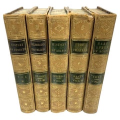 Group Of 5 Assorted Antique Books 1859 & 1858
