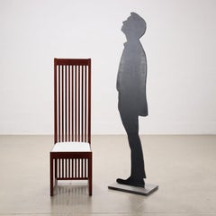 Group of 6 Chairs Cassina Robie 1 Wood, Italy, 1986