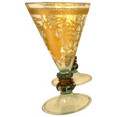 Group of 6 Murano glasses exhibited at the Milan Triennale in 1930