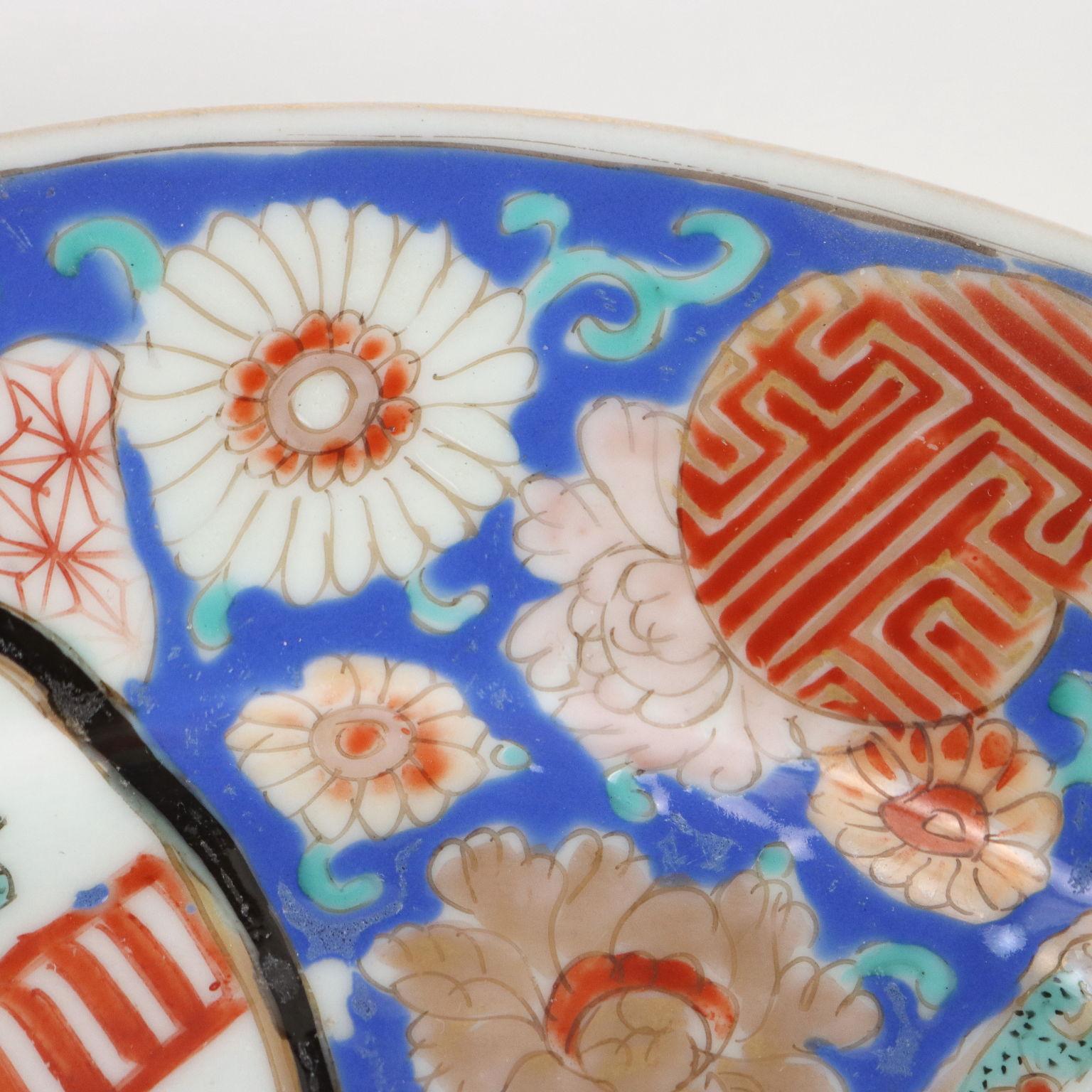 Group of 6 Plates Porcelain Japan 19th-20th Century, Japan, Meiji Era For Sale 1