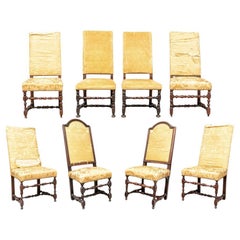 Group Of 8  Compatible Antique Side Chair Frames/ Restoration