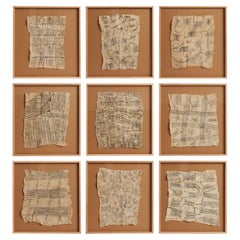 Gruppe von 9 Mbuti-Textilien