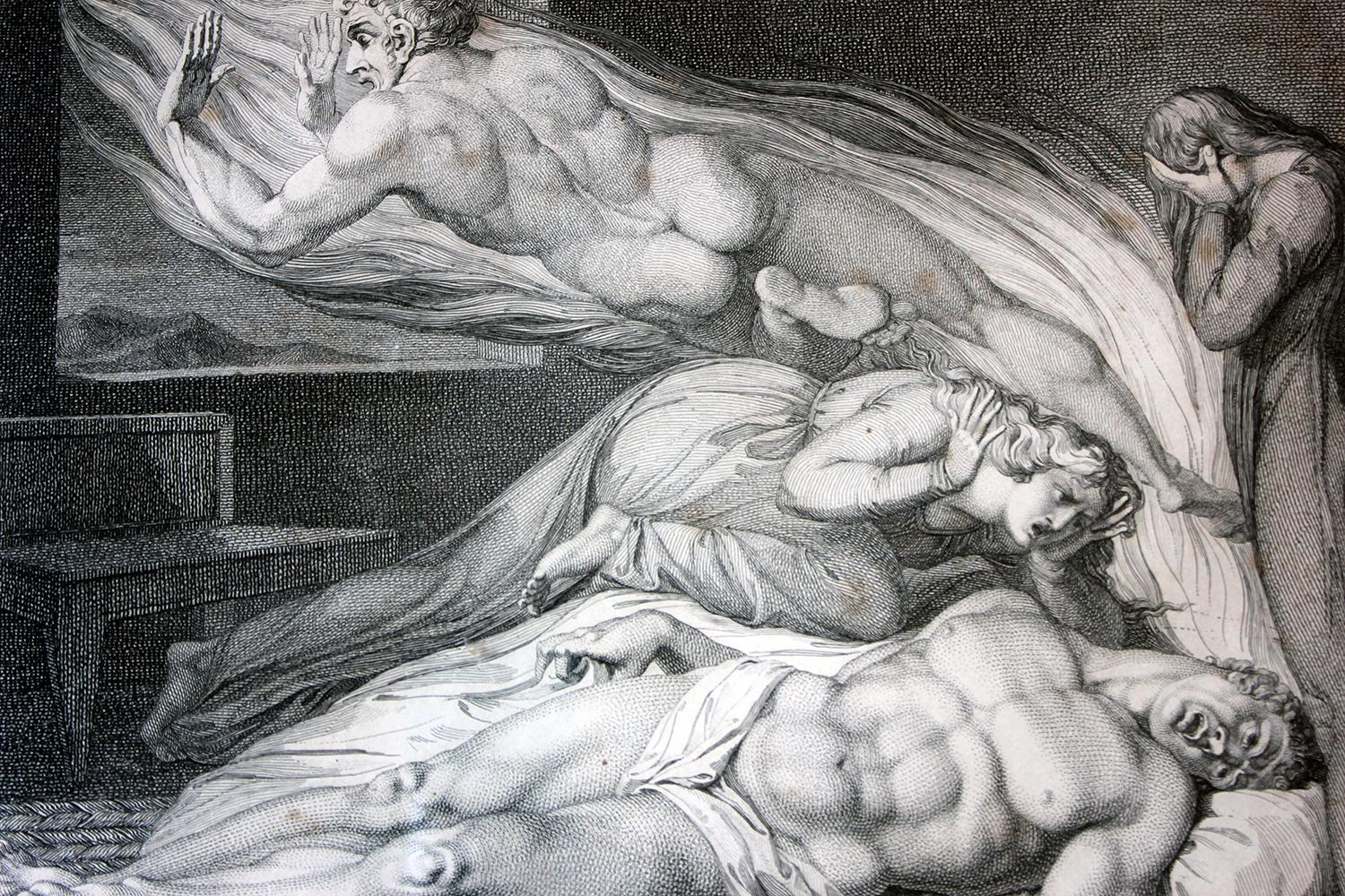 Group of 9 William Blake Artworks, 6 Engravings & 3 Watercolors 1
