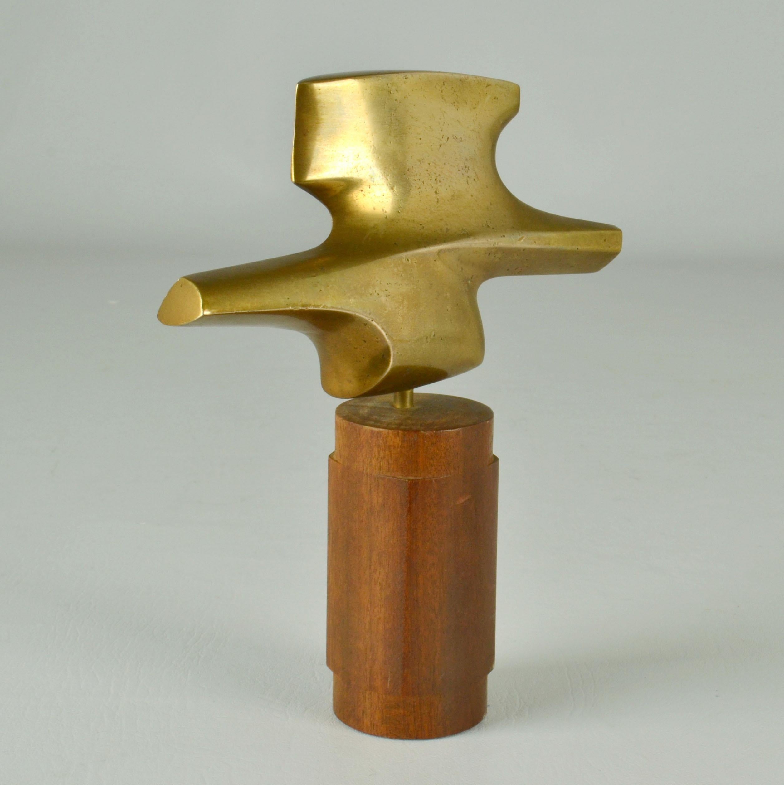 Late 20th Century Group of Abstract Aerodynamic 1970's Bronze Sculptures For Sale