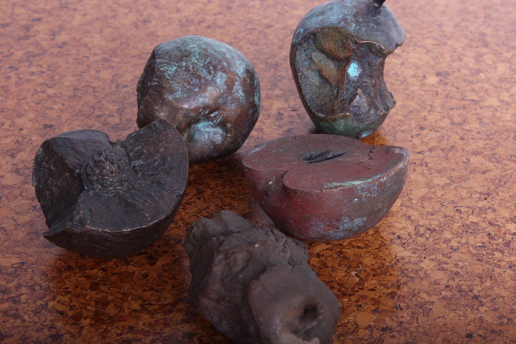 Group of Bronze Fruit For Sale 8