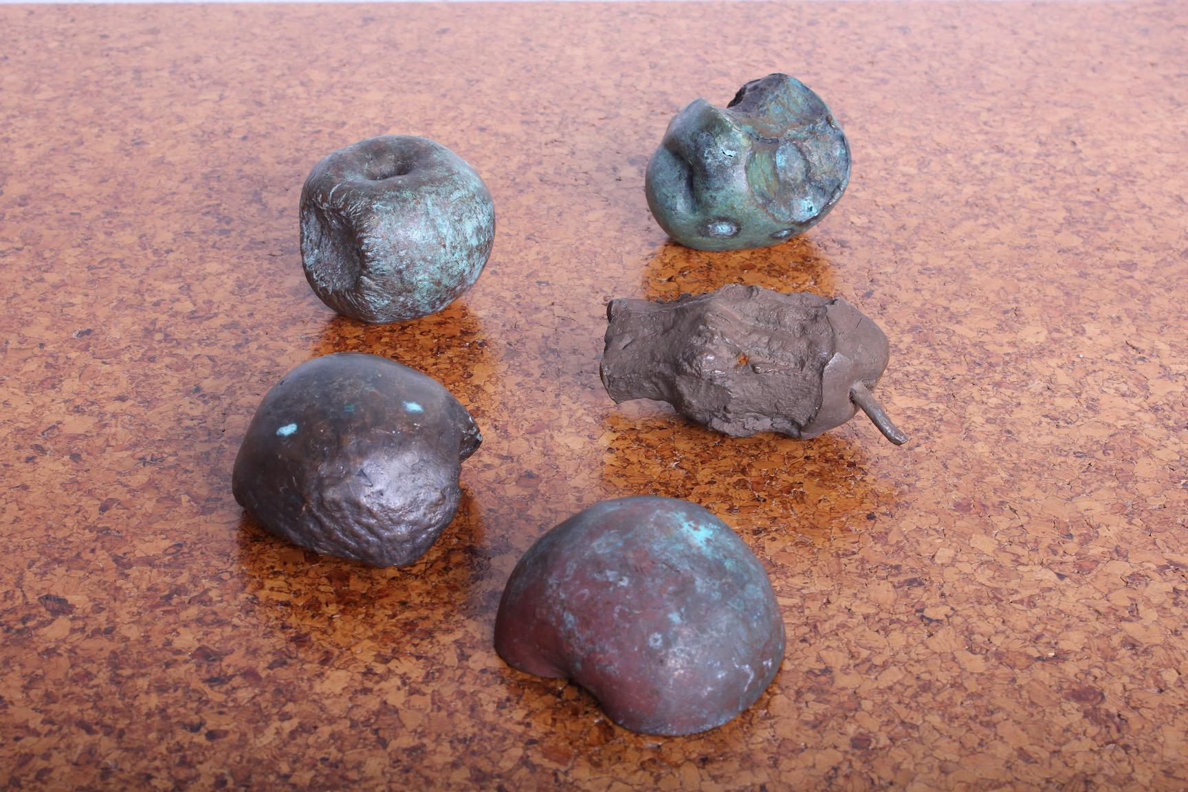 Group of Bronze Fruit For Sale 5