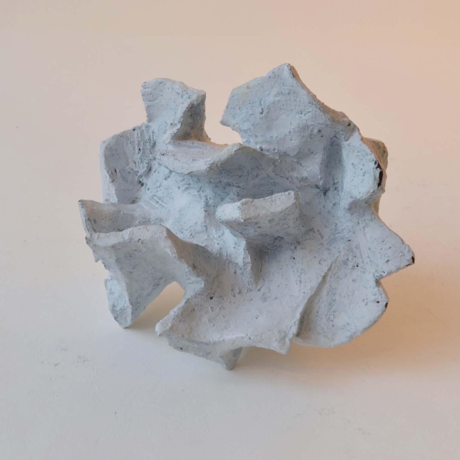 Abstract Sculpture Group in Chalk White Ceramic by Bryan Blow For Sale 8