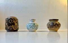 Group of Danish Modern Animal Vases by Michael Andersen & Son, 1960s
