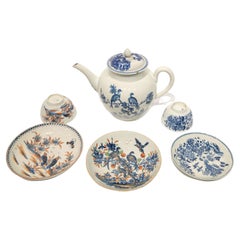 Group of Dr. Wall Worcester Porcelain, circa 1755