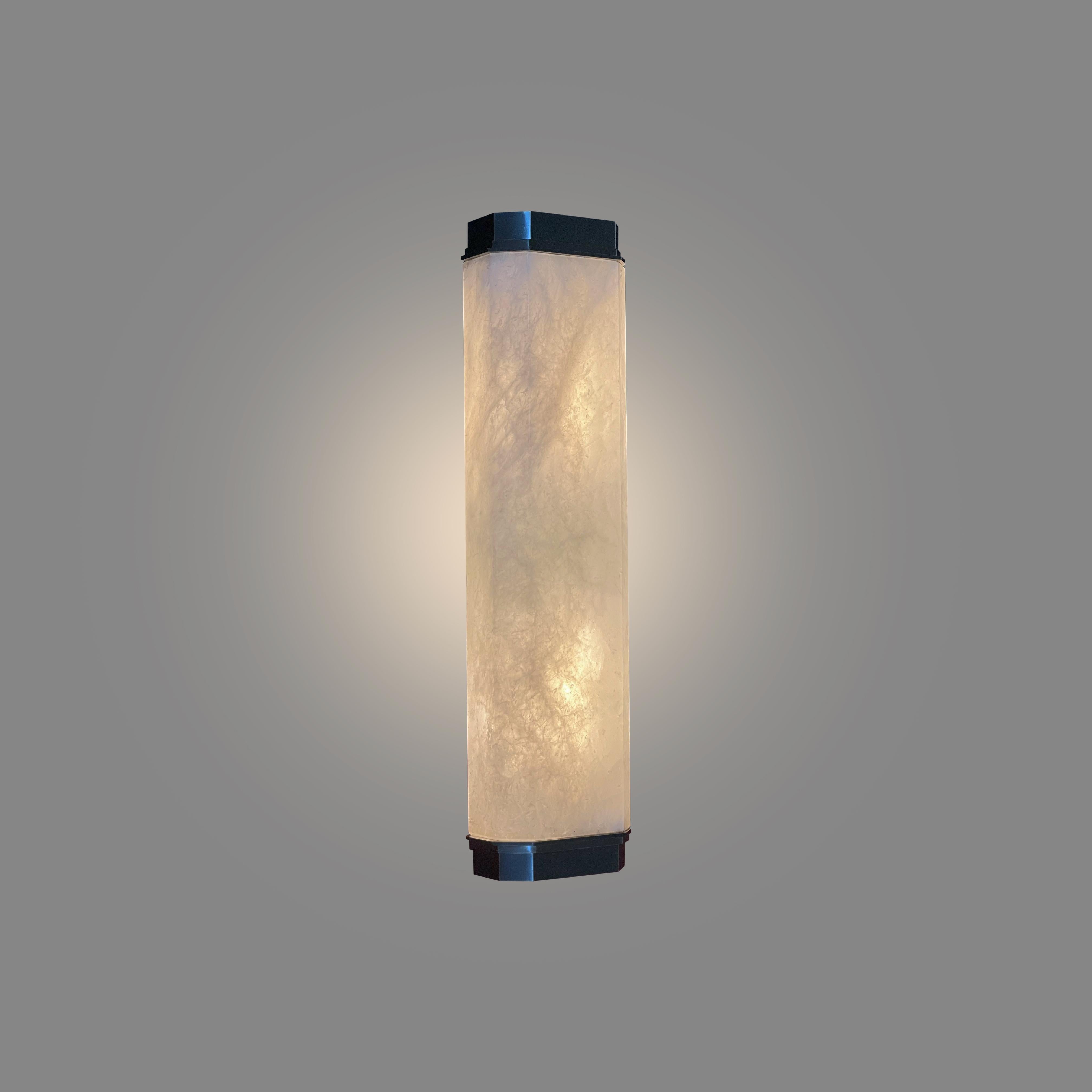Group Of Five NHP19 Rock Crystal Sconces By Phoenix For Sale 1
