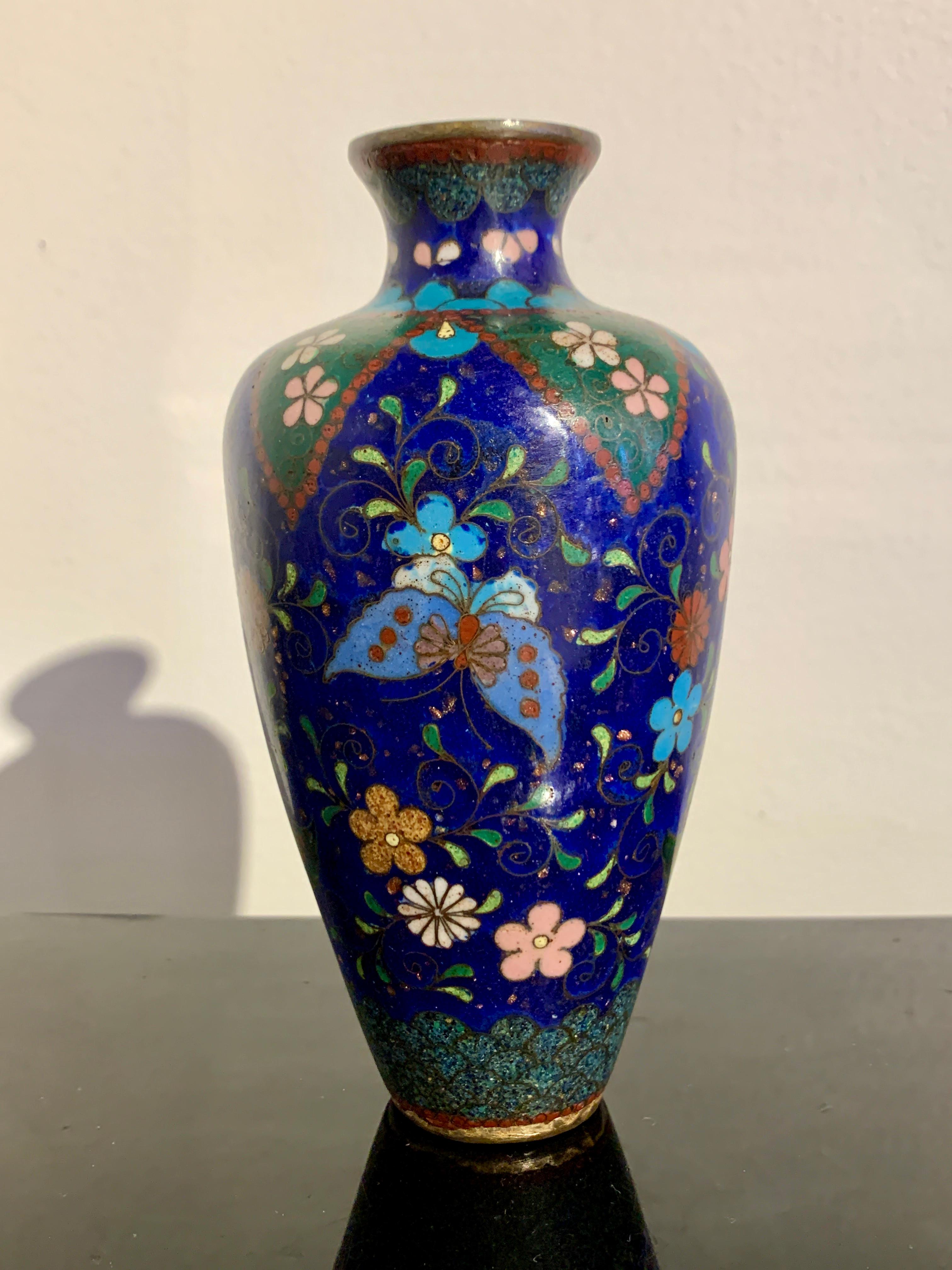 miniature cloisonne vase