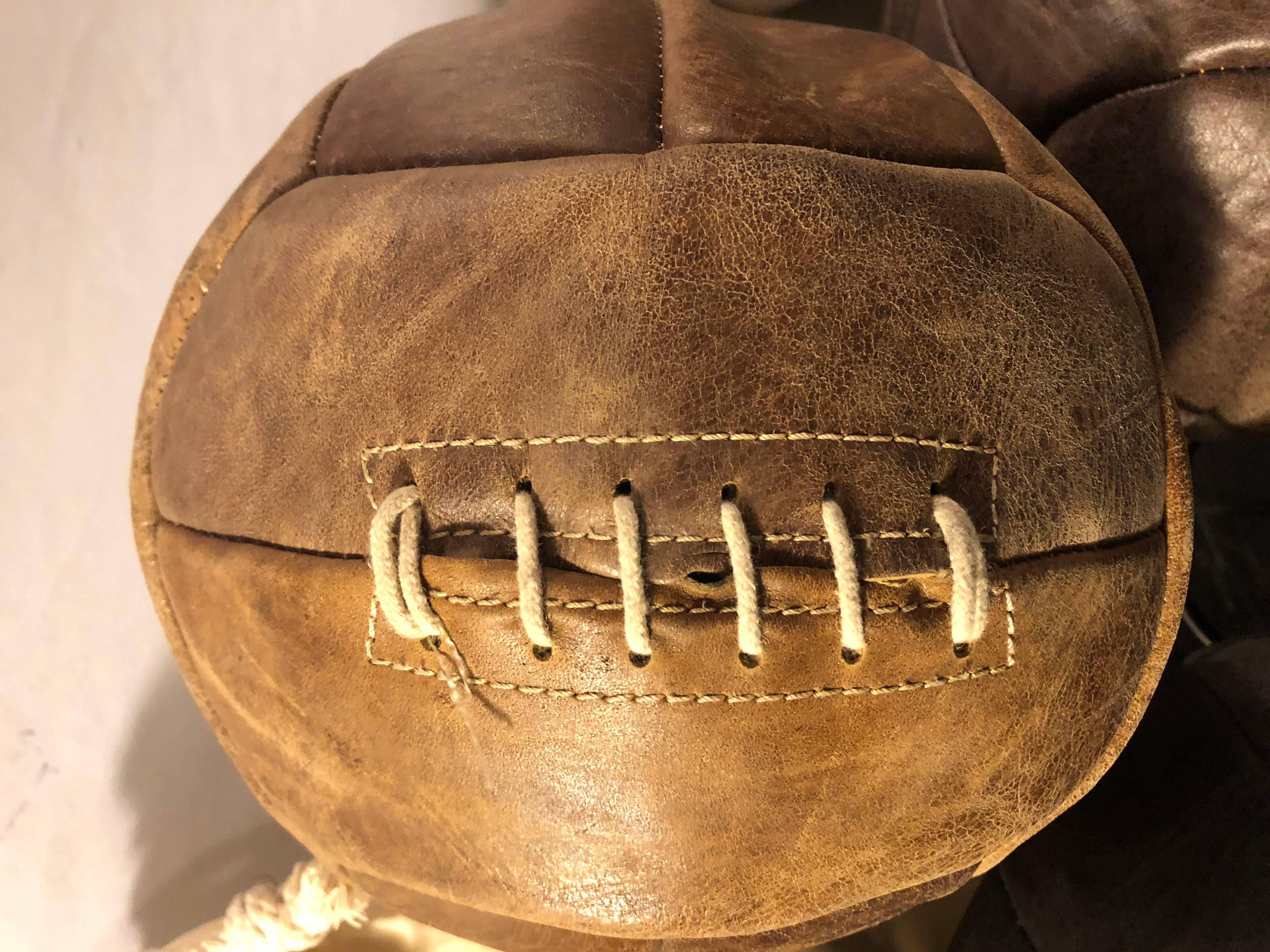 Adirondack Footballs and Soccer Balls by Timothy Oulton, Selling Individually Seven Avail