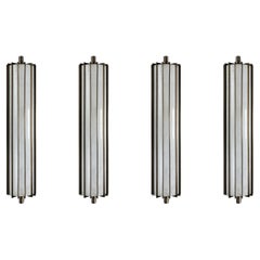 Group of Four CSA18 Rock Crystal Sconces by Phoenix