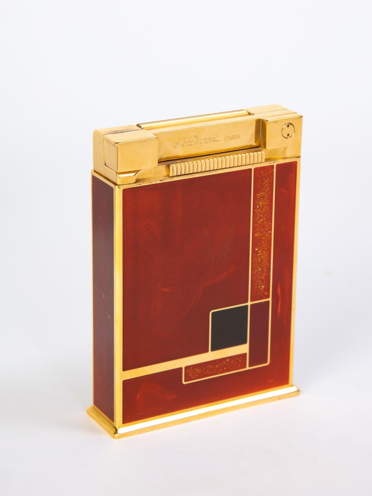 Group of Four Dupont Table Lighters, Paris, Modern at 1stdibs