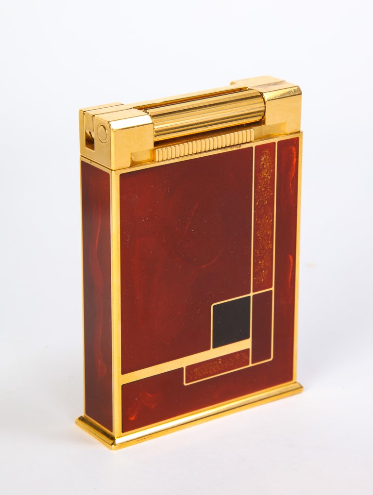 Group of Four Dupont Table Lighters, Paris, Modern at 1stdibs
