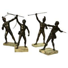 Group of Four Greek & Trojan Warriors